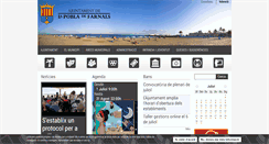 Desktop Screenshot of lapobladefarnals.es